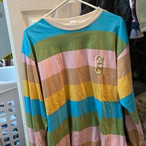 GOLF WANG long sleeve shirt / top with embroidery